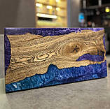 Нарди ручної роботи з натурального дерева та епоксидної смоли, фото 5