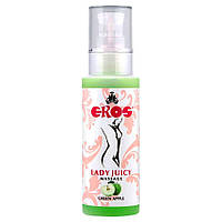 Олійна олія — EROS Lady Juicy Massage Green Apple, 125 ml  sonia.com.ua