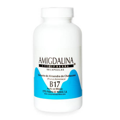 Купить Амигдалин, Витамин В-17 Мексика, Cyto Pharma, 500 мг, 100 капсул ...