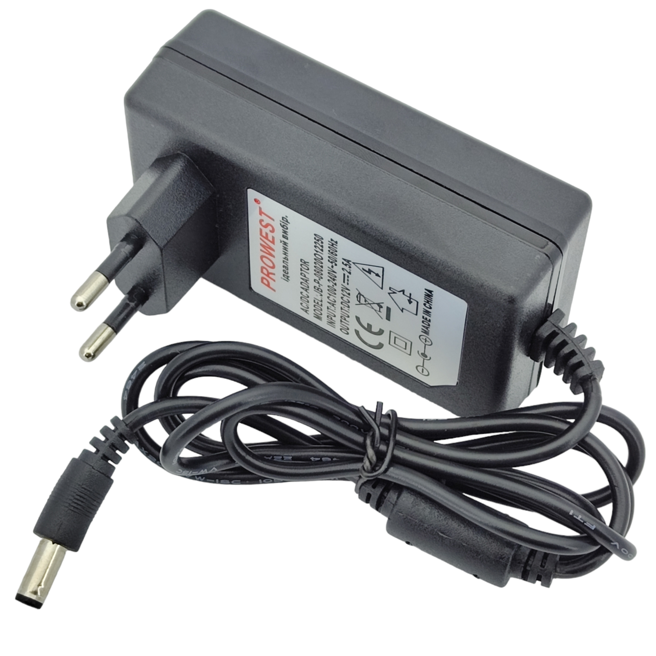 Блок живлення 12 V 2.5 A штекер 5.5x2.5mm
