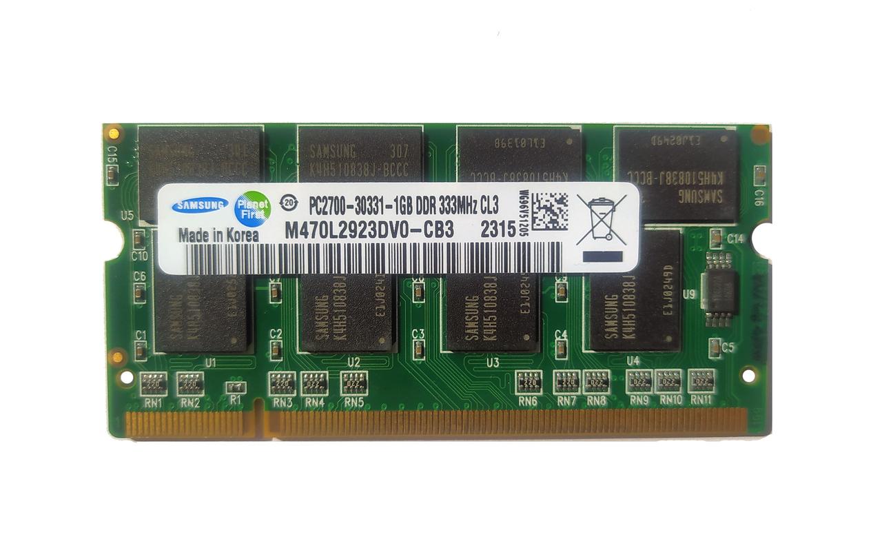 Купить Память для ноутбука Samsung SO-DIMM DDR1 1Gb 333Mhz PC2700 ...