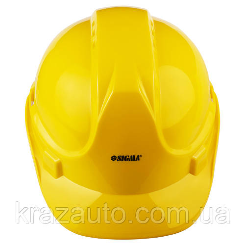 Купить Каска строительная 8 точек крепления (желтая) SIGMA (9414521 ...