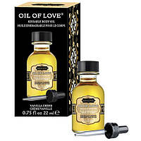 Масло для ерогенних зон ваніль - Oil of Love, 22 ml  sonia.com.ua