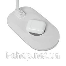 Лампа настільна світлодіодна Fundesk LC6 White з бездротовою зарядкою і можливістю підключення зовнішнього Power bank, фото 6
