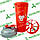 Шейкер BSN Shaker 700 мл Red Червоний, фото 2