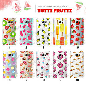 Ультратонкий прозорий чохол з малюнком для Samsung Galaxy Note 5 N920 (80 дизайнів)