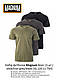 Набір футболок чоловічих Magnum Basic (3 шт.) M Зелений, Сірий, Чорний, фото 4