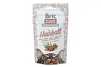 Brit Care Cat Snack Hairball (Брит Кеа хербол) лакомство для выведения шерсти для кошек с уткой, 50 гр