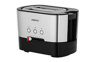 Тостер Ardesto Steel Collection 1000Вт, метал/пластик, сріблясто-чорний Baumar - Порадуй Себе