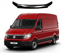 Дефлектор капота мухобойка на Volkswagen Crafter 2017-2023 (Фольксваген Крафтер) EuroCap