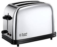 Тостер Russell Hobbs Chester 1670Вт, підігрів, метал. Baumar - Порадуй Себе