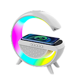 Лампа настільна RGB Великий нічник AS-K10 з бездротовою зарядкою для телефону Bluetooth колонкою, фото 8