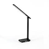 LED лампа настiльна з бездротовою зарядкою VIDEX VL-TF17B 18W 1800-6500K, фото 4