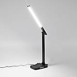 LED лампа настiльна з бездротовою зарядкою VIDEX VL-TF17B 18W 1800-6500K, фото 5
