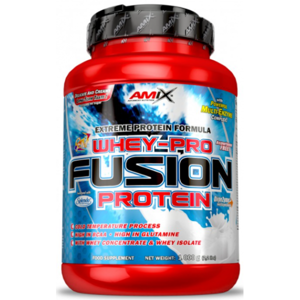 Протеїн сиворотковий AMIX Whey Pro Fusion  1 кг