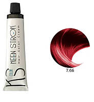 Крем-фарба для волосся Keen Strok Hair Color Cream 7.66 (насичений червоний блонд) 100 мл
