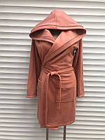 Тонкий байковый халат, женский легкий халатик для дома, красивый хлопковый халат, размер M