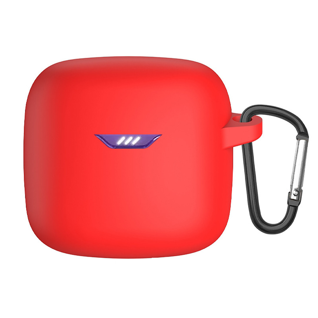 Силіконовий чохол для JBL Tune Flex TWS | чохол + карабін | червоний