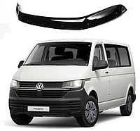 Дефлектор капота мухобойка на Volkswagen T6 2015-2023 (Фольксваген Т6) EuroCap