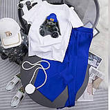 Жіночий літній костюм з модним принтом, фото 2