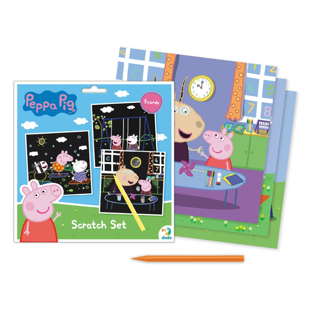 Набір гравюр "Свинка Пеппа. Гра з друзями" Dodo Peppa Pig (4823115906212)