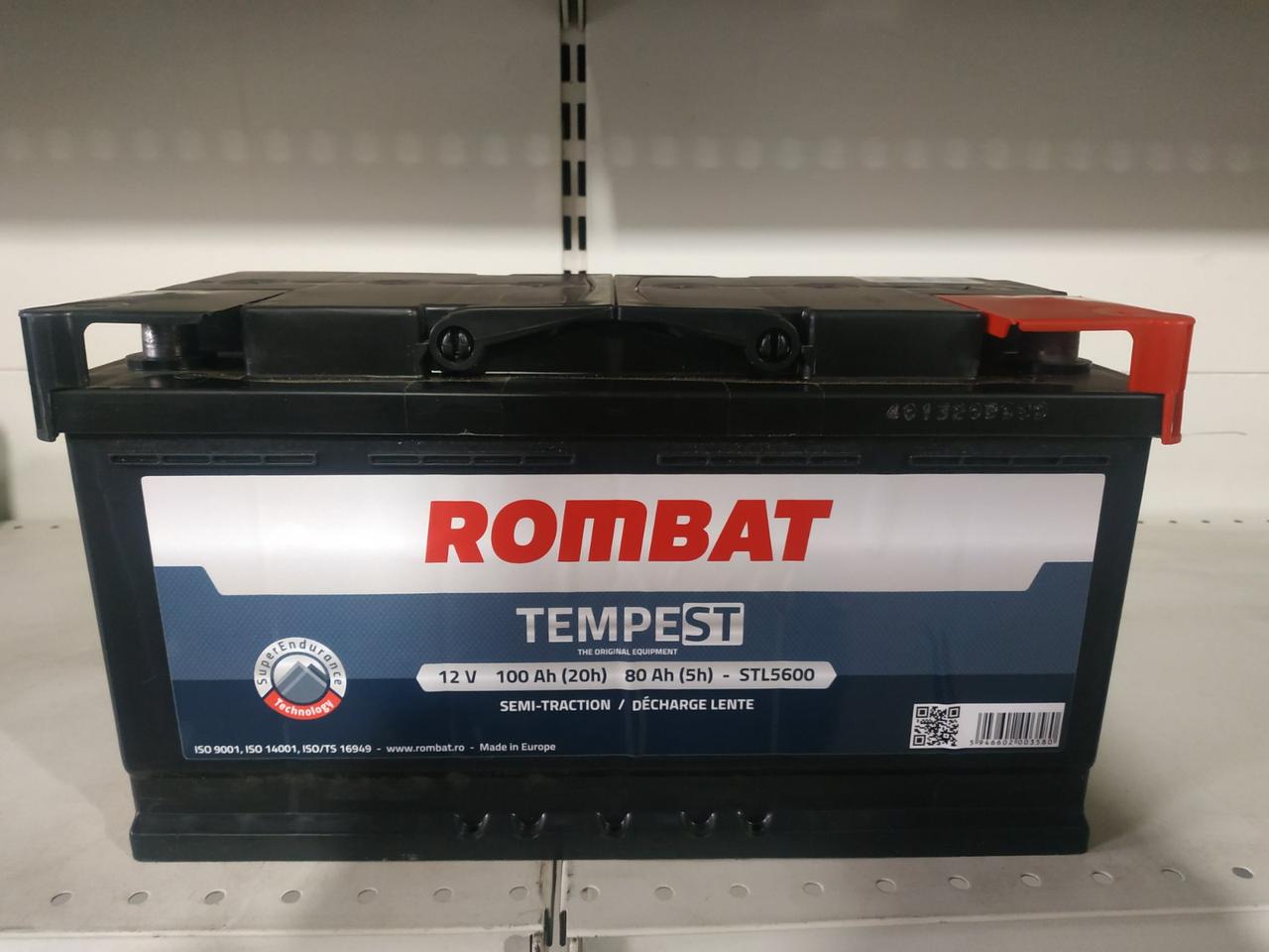 Акумулятор ROMBAT TEMPEST 6СТ-100Ah R, фото 1