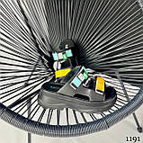 Чорні жіночі спортивні шльопанці на високій підошві, фото 5