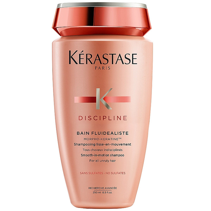 Безсульфатний шампунь для розгладження волосся Kerastase Discipline Bain Fluidealiste Shampoo 250мл, фото 1