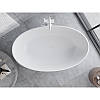 Окремостояча ванна Mexen Parma з конгломерату 160 х 95 см, біла матова - 57231609500, фото 4