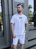 Повседневная мужская футболка с надписью Volition цвет белый