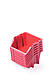 Набір червоних контейнерів Kistenberg Bineer Short  180 х 98 х 118 мм 10 шт, фото 9