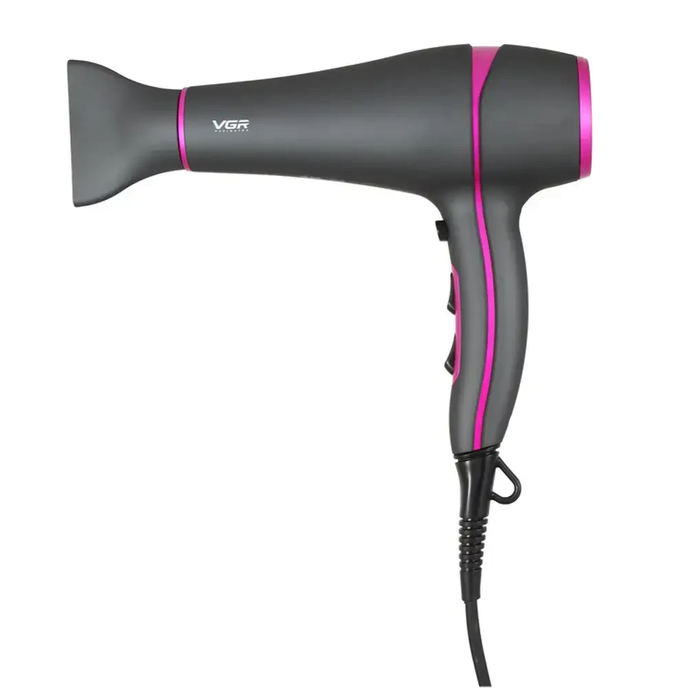 Потужний фен для укладання та сушіння волосся з дифузором VGR V-402, фото 1