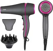 Потужний фен для укладання та сушіння волосся з дифузором VGR V-402, фото 4