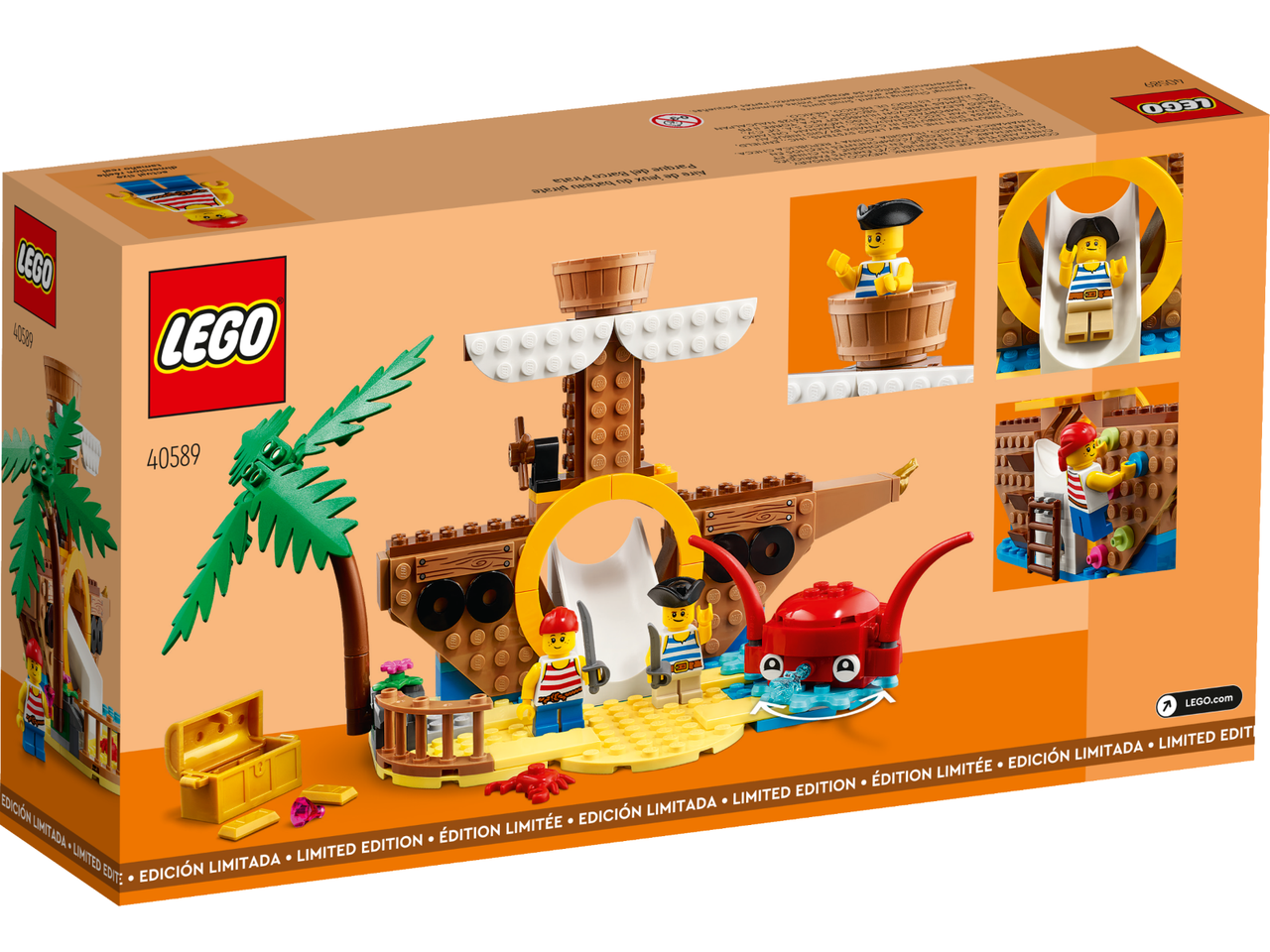 Lego Iconic Ігровий майданчик Піратський корабель 40589, фото 1