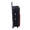 Тканинна валіза великого розміру Bonro Style колір чорно-сіра, фото 6
