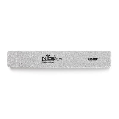 Баф прямокутний Nice for you 80/80 Сірий