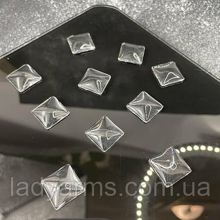 034 Кристали для палітр (набір 5 шт.) квадрат, фото 1