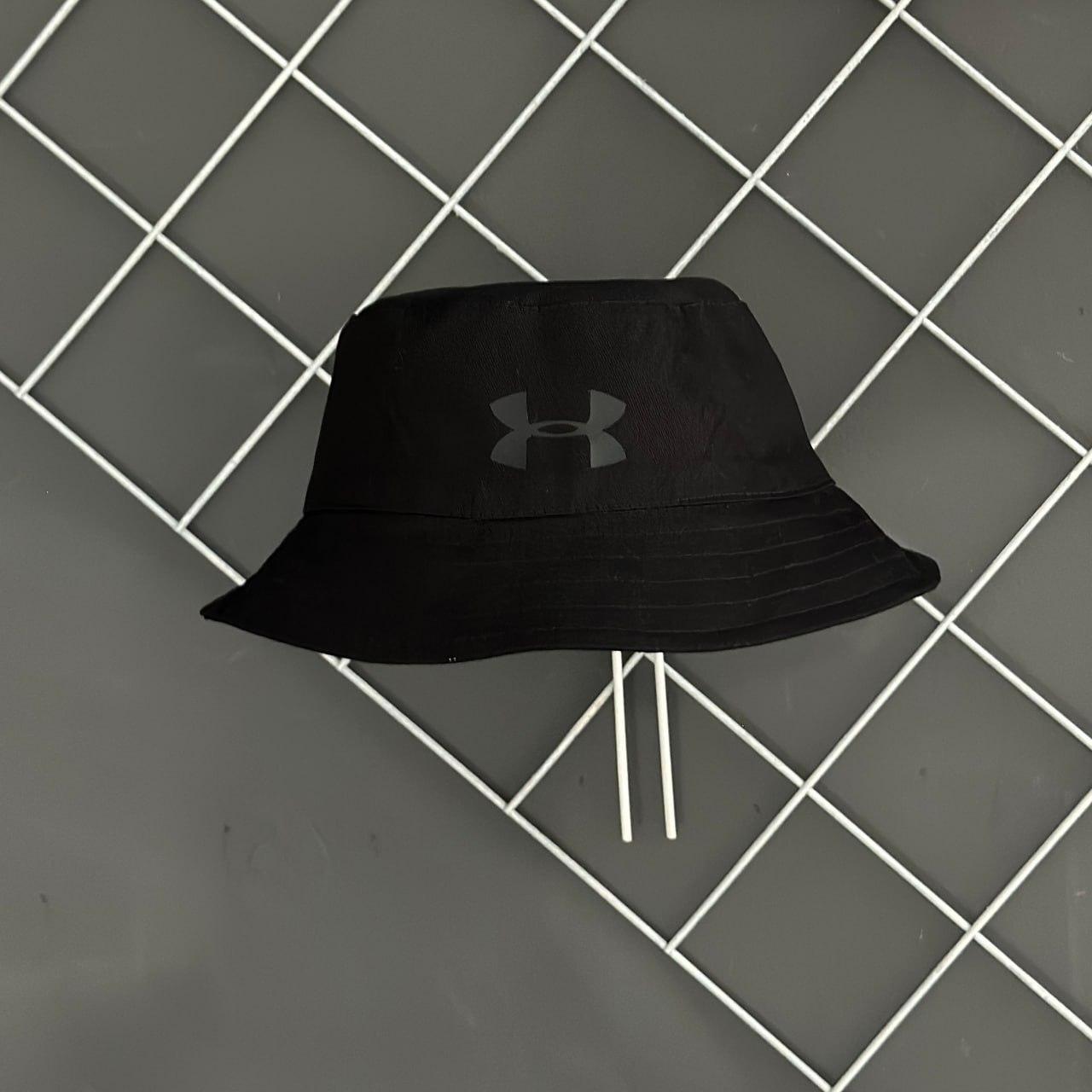 Панама Under Armour котонова чоловіча жіноча Панамка Андер Армор чорна