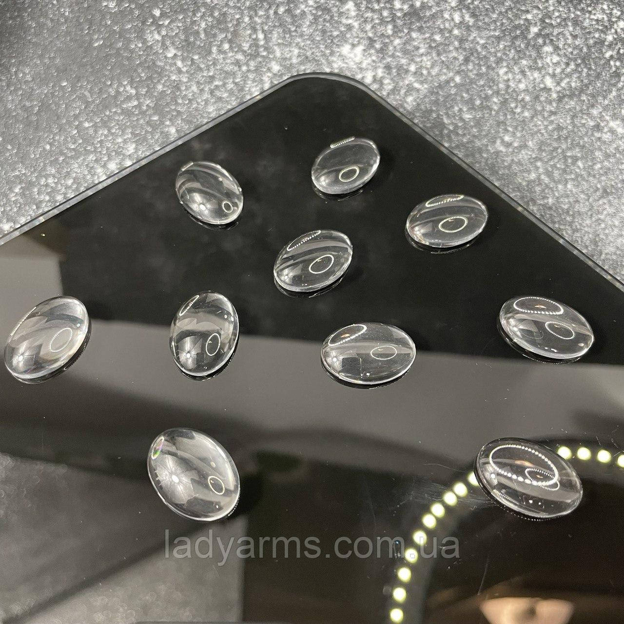 035 Кристали для палітр (набір 5 шт.) овал