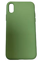 Силиконовый чехол Original Silicone Case iPhone X / XS Light Green