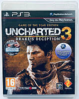 Uncharted 3: Drake's Deception Game of the Year Edition, Б/У, английская версия - диск для PlayStation 3