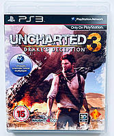 Uncharted 3: Drake's Deception, Б/У, английская версия - диск для PlayStation 3