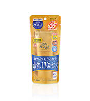 Rohto Skin Aqua UV Super Moisture Essence Gold SPF50+/PA++++ Солнцезащитная эссенция, 80 г.