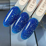 Світловідбиваюча база Gelix Disco №11, колір - синій, фото 2