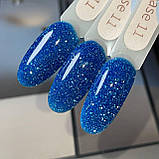 Світловідбиваюча база Gelix Disco №11, колір - синій, фото 3