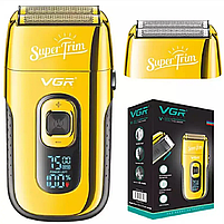 Професійний шейвер VGR Foil Shaver Super Trim Gold (V-332-Go), фото 2