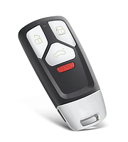 Корпус смарт ключа для AUDI, 4 кнопки, лезвие HU66 (start-stop) с паникой для США AragamiKey