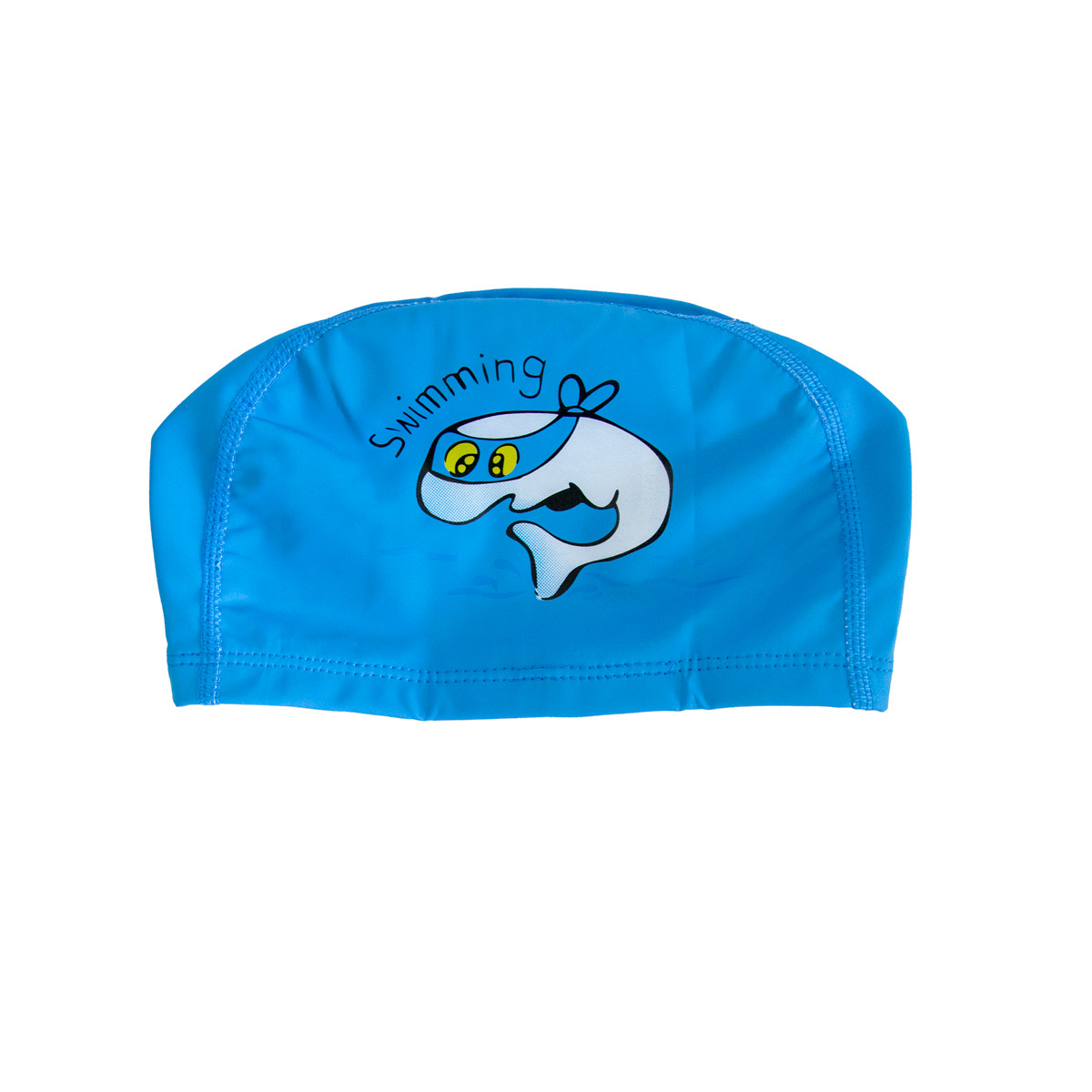 Шапочка для плавания детская Cout Swim Cap Синий дельфин, шапочка для купания, плавательная шапочка (TO) - фото 6 - id-p1876578972