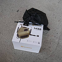 Тактична гарнітура EARMOR M32, навушники для полювання та стрільби з мікрофоном Тактичні Навушники