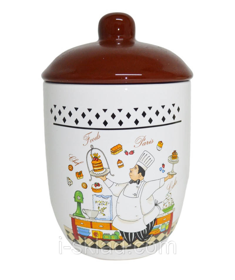 Цукорниця керамічна Interos 520 мл Кухар ZF 3528 CK